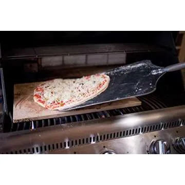 Large Pizza Peel 16 inch with 37 inch Detachable and Adjustable Handle The overall size Pizza Paddle is 14x16 Inch and 53 Inch long By Q's INN