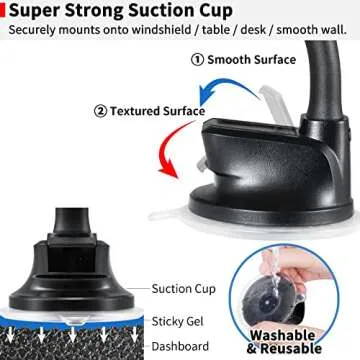 APPS2Car Magnetic Car Phone Holder for Safe Driving