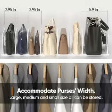Moryimi Adjustable Closet Purse Organizer - Chic Storage Solution