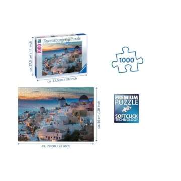 Ravensburger Santorini - Greece Jigsaw Puzzle (1000 Piece)