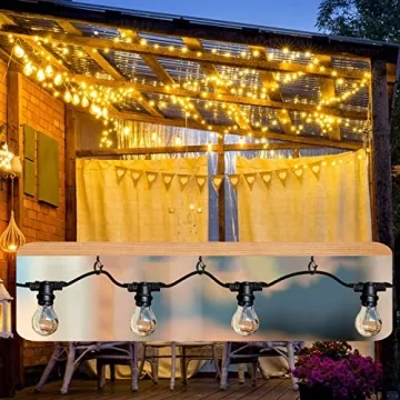 Durable Outdoor String Light Hooks with Safety Buckle