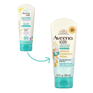Aveeno Kids SPF 50 Sunscreen for Sensitive Skin