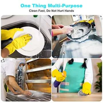 15 Pack Stainless Steel Wool Scrubber for Effective Cleaning