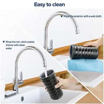 Secura Electric Milk Frother, Automatic Milk Steamer, 4-IN-1 Hot & Cold Foam Maker-8.4oz/240ml Milk Warmer for Latte, Cappuccinos, Macchiato with Silicone Spatula, Silent Operation & Shut-off