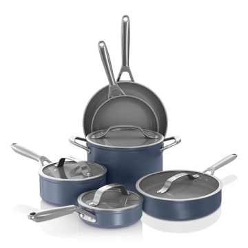 Ninja NeverStick 10-Piece Cookware Set - Non-Stick & Induction Compatible