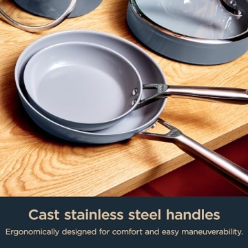 Ninja NeverStick 10-Piece Cookware Set for All Stovetops