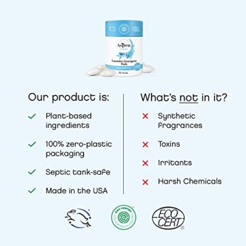 Eco-Friendly Unscented Laundry Pods - EWG Verified