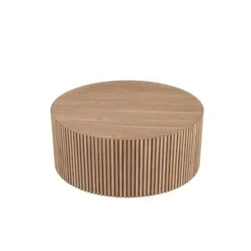 Classic Finn Solid Wood Coffee Table - Handmade Ash Finish