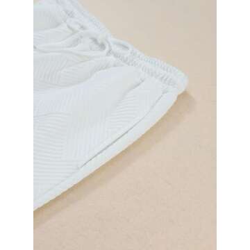 SHEWIN Two 2 Piece Outfits Sweat Suit Lounge Sets for Women Casual Long Sleeve Crewneck Pullover Sweatshirt Matching Loungewear Pants Loose Pajama Tracksuit Spring Outfit White XL