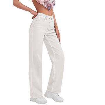 Stylish SweatyRocks High Rise Boyfriend Jeans for Women