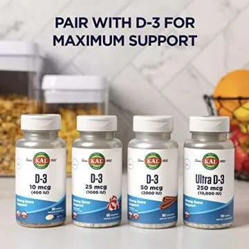 KAL Calcium Citrate 1000mg Supplements for Bone Health