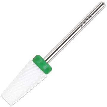 PANA Tapered Barrel Ceramic Bit 3/32" Shank Size - (Ceramic, Coarse Grit) - Fast remove Acrylic or Hard Gel Nail Drill Bit for Manicure Pedicure Salon Professional or Beginner