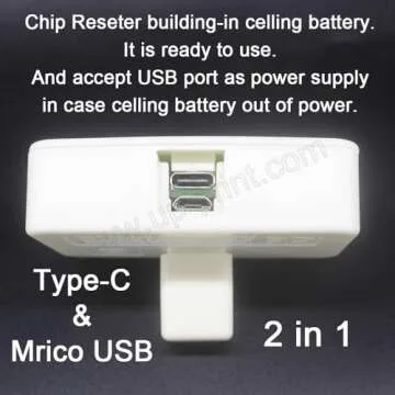 UPink C9345 Maintenance Box chip Resetter Compatible for ET-5800 ET-5850 ET-5880 ET-8500 ET-8550 ET-16600 WF-7310 WF-7820 WF-7840 EC-C7000 WF-7830 ST-C8090 ST-C8000 L15150 L15160 L6570 L8168 L8188