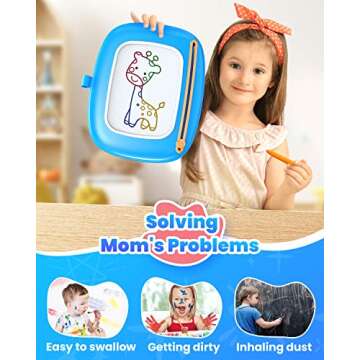Seimome Magnetic Drawing Board for Toddlers 1-3