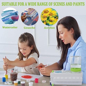 Innovative Paint Brush Cleaner for Easy Watercolor Painting