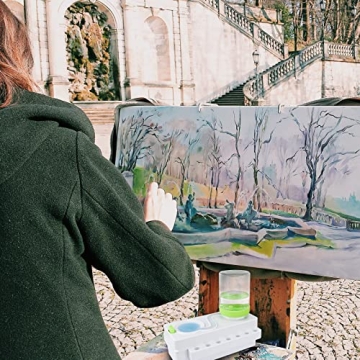 Innovative Paint Brush Cleaner for Easy Watercolor Painting