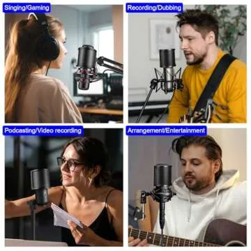 Upgraded Aokeo Pop Filter for Vocal Recording & Streaming