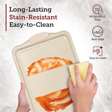 BAKKENMASTER 6-Piece Deluxe Nonstick Baking Pan Set