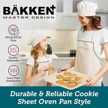 BAKKENMASTER 6-Piece Deluxe Nonstick Baking Pan Set