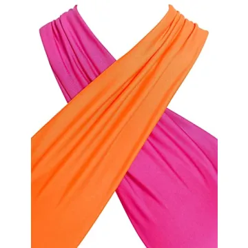 Versatile ZAFUL Colorblock Criss Cross Tank Top