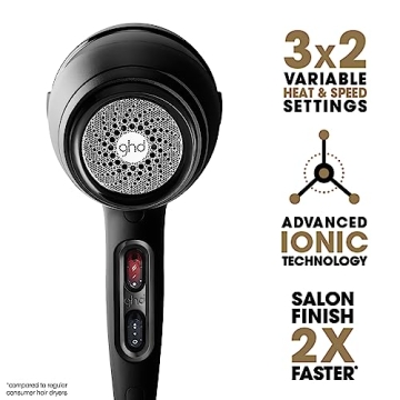 ghd Air Hair Dryer with Ionic Tech for Fast Drying
