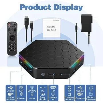 T95Z Plus Android TV Box 2024 with 4GB RAM and HDR10+