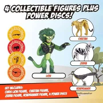 Wild Kratts 4-Pack Action Figure Set for Kids