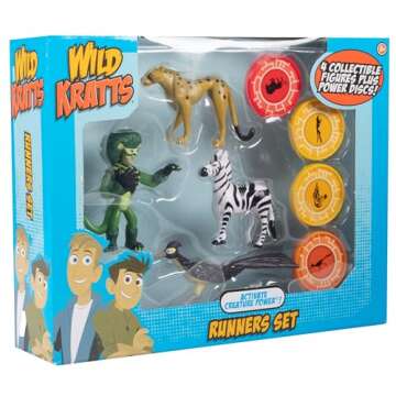 Wild Kratts 4-Pack Action Figure Set for Kids