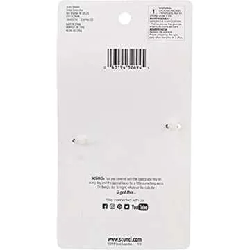 Scunci No-slip Grip Chunky Jaw Clips for All Hair Types