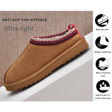 Meik Mangni Cozy Faux Fur Platform Slippers for Women