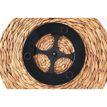 Mud Pie Hyacinth Tray Lazy Susan for Elegant Entertaining