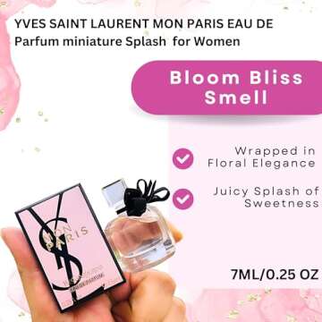 Yves Saint Laurent Mon Paris Eau De Parfum Splash Miniature for Women 7ml/0.25 Oz
