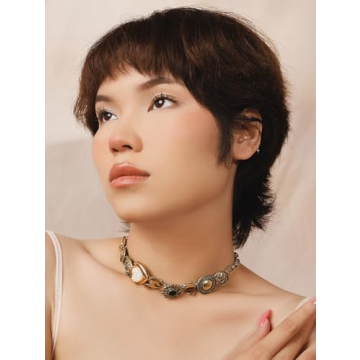 OJERRY Byzantine Vintage Choker Necklace for Trendy Women