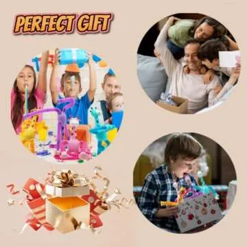 12PCS Telescopic Suction Cup Giraffe Toy for Kids