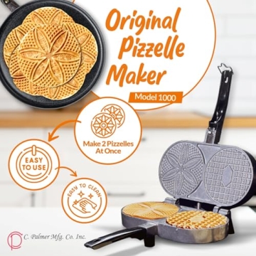 C. Palmer Pizzelle Iron for Authentic Italian Cookies