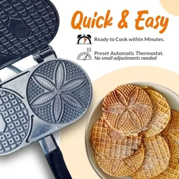 C. Palmer Pizzelle Iron for Authentic Italian Cookies