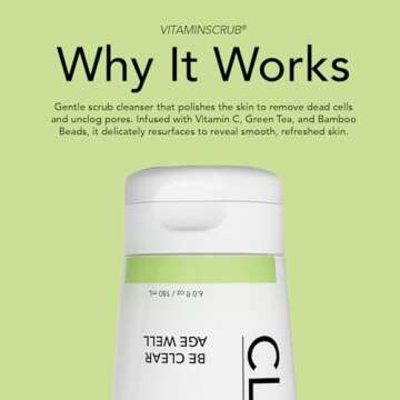 CLEARSTEM VITAMINSCRUB - Exfoliating Scrub for All Skin Types