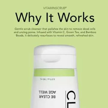 CLEARSTEM VITAMINSCRUB - Exfoliating Scrub for All Skin Types