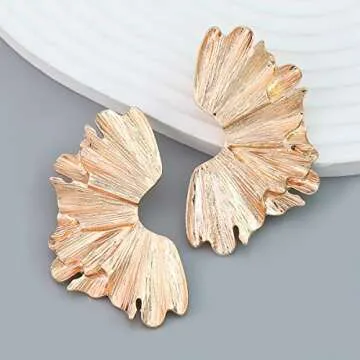Elegant Ginkgo Leaf Drop Earrings for Any Occasion
