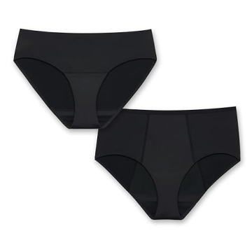 Proof. by Always Period Underwear 2pk Starter Bundle - Super Heavy & Overnight High Rise Briefs - La...