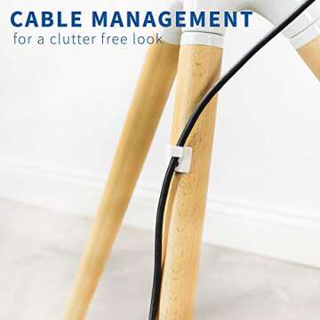 VIVO Artistic Easel 45 to 65 inch LED LCD Screen, Studio TV Display Stand, Adjustable TV Mount with Swivel and Tripod Base, White Bracket, Light Wood Legs, STAND-TV65AW