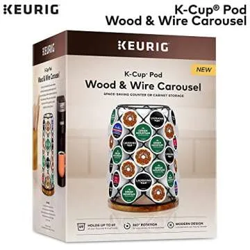 Keurig K-Cup Whirl Carousel: Organize Coffee Easily