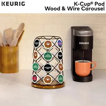 Keurig K-Cup Whirl Carousel: Organize Coffee Easily
