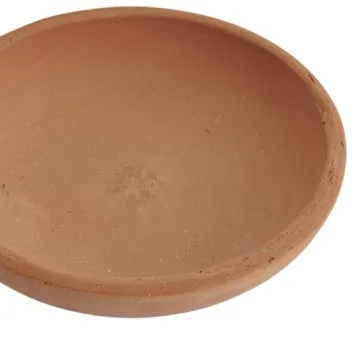 Creative Co-Op Small Orange Terracotta Bowl for Rustic Decor