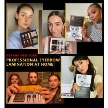 ARYANA NEW YORK Eyebrow Lamination Kit | At Home DIY Brow lamination | Instant Professional Lift For Fuller Eyebrows | Brow Brush And Micro Brushes Added
