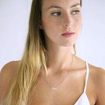 Handmade Hebrew Mother/Ima Necklace- Mom Necklace, Mommy Necklace, Israeli Necklace, Baby Shower Gif...