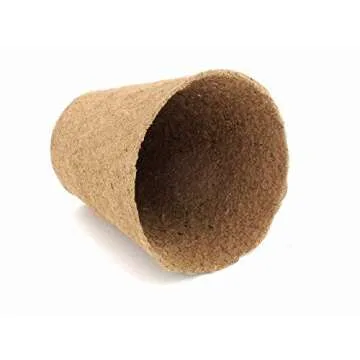 Daniel's Plants 3" Naked Pots | Natural Plantable Seed Starter Pots | OMRI-Listed Biodegradable Pots for Seedlings | Enhanced Drainage & Aeration | Earth Friendly - Peat Free (60, 3" Round)