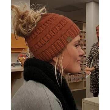 Hat Hut Satin Lined Beanie for Women - Cozy Hair Care Hat