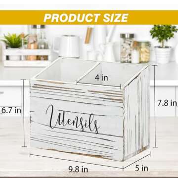 LADESIGGN Kitchen Utensil Holder - Stylish and Functional Organizer
