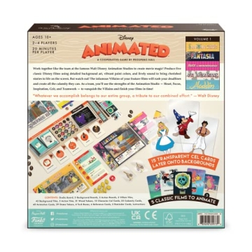 Funko Games Disney Animated Board Game for All Ages